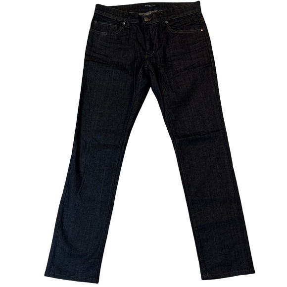 Fidelity mens 30x30 Torino slim fit Revolutionary rinse dark denim blue jeans - Picture 4 of 10